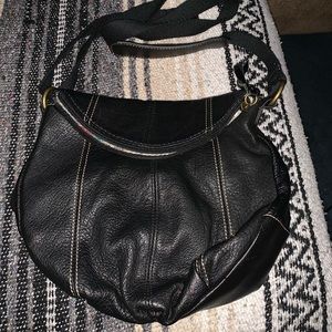 Black leather crossbody the sak brand